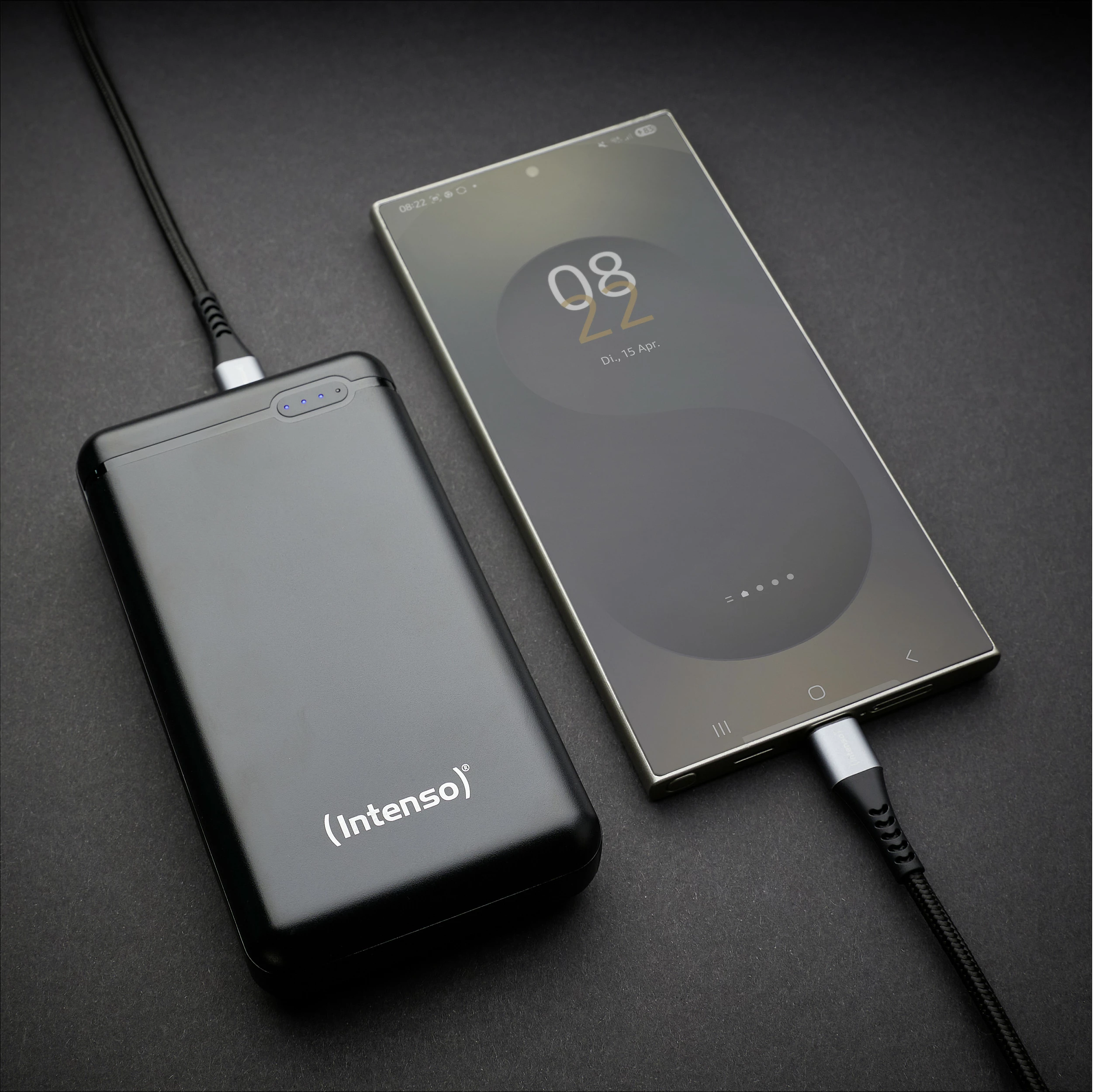 Powerbank Intenso XS20000, 20000 mAh, USB-A/USB-C, e zezë