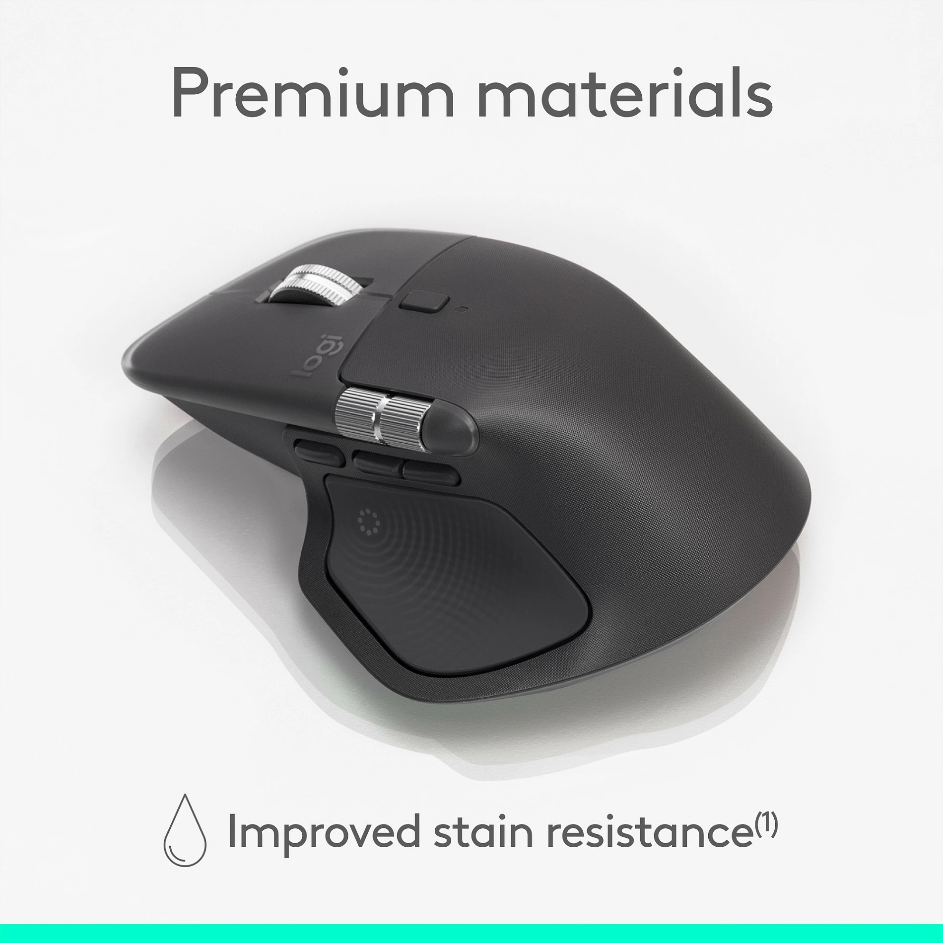 Maus Logitech MX Master 4 for Business, pa kabllo RF + Bluetooth, 8000 DPI, Logi Bolt, grafit