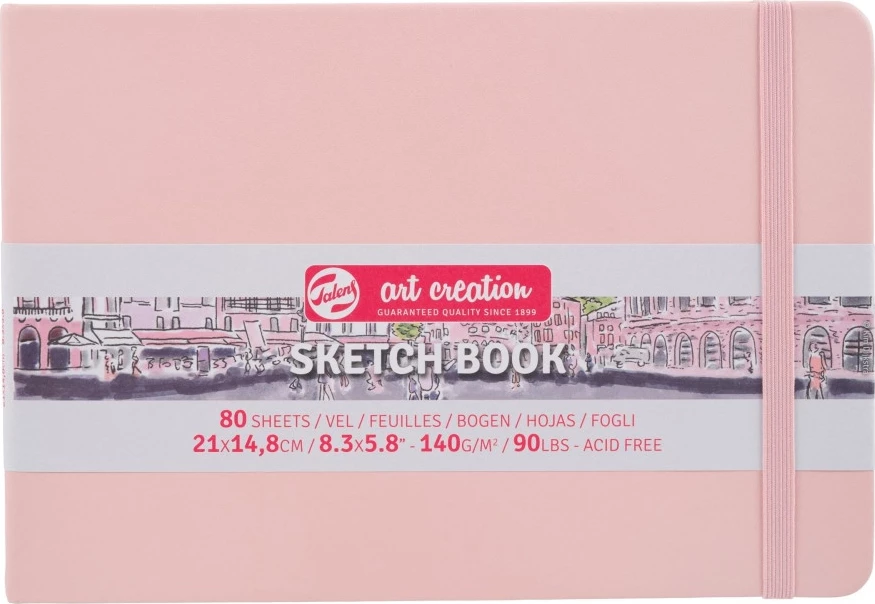 Talens Art Creation Sketch Book – Pink (21 × 14.8 cm)