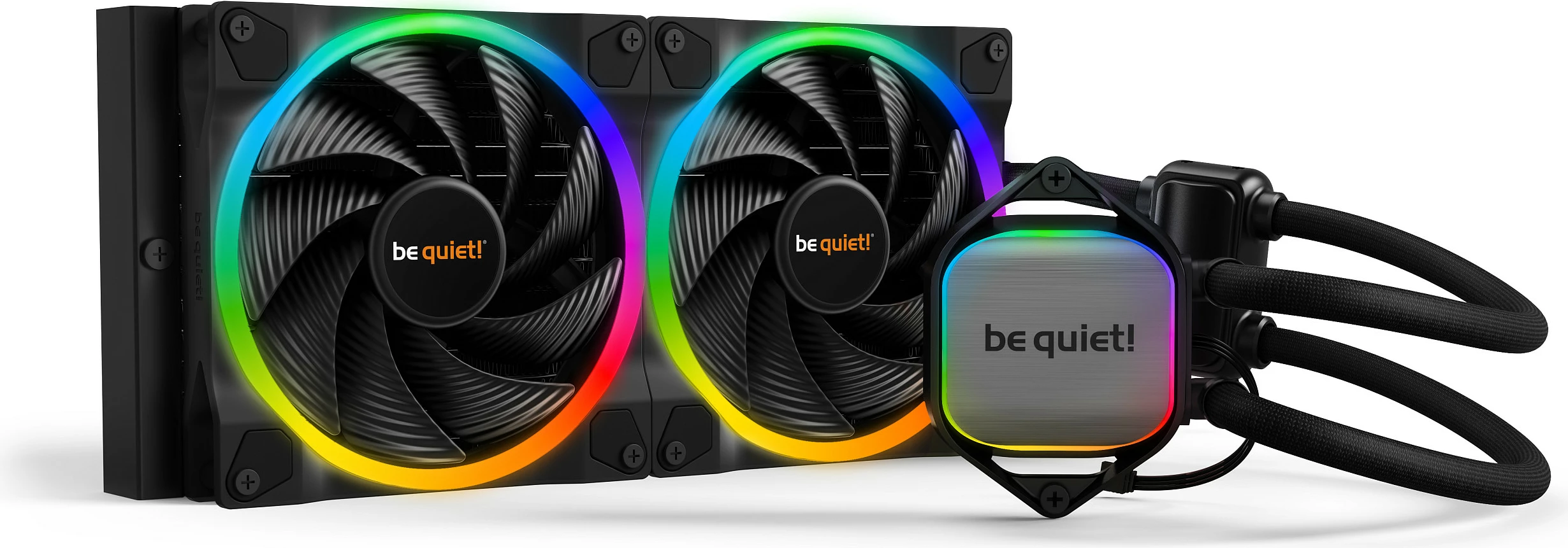 Ftohës me ujë be quiet! Pure Loop 2 FX 280mm, All-in-one, 14 cm, 10.8 dB, 32.8 dB, E zezë