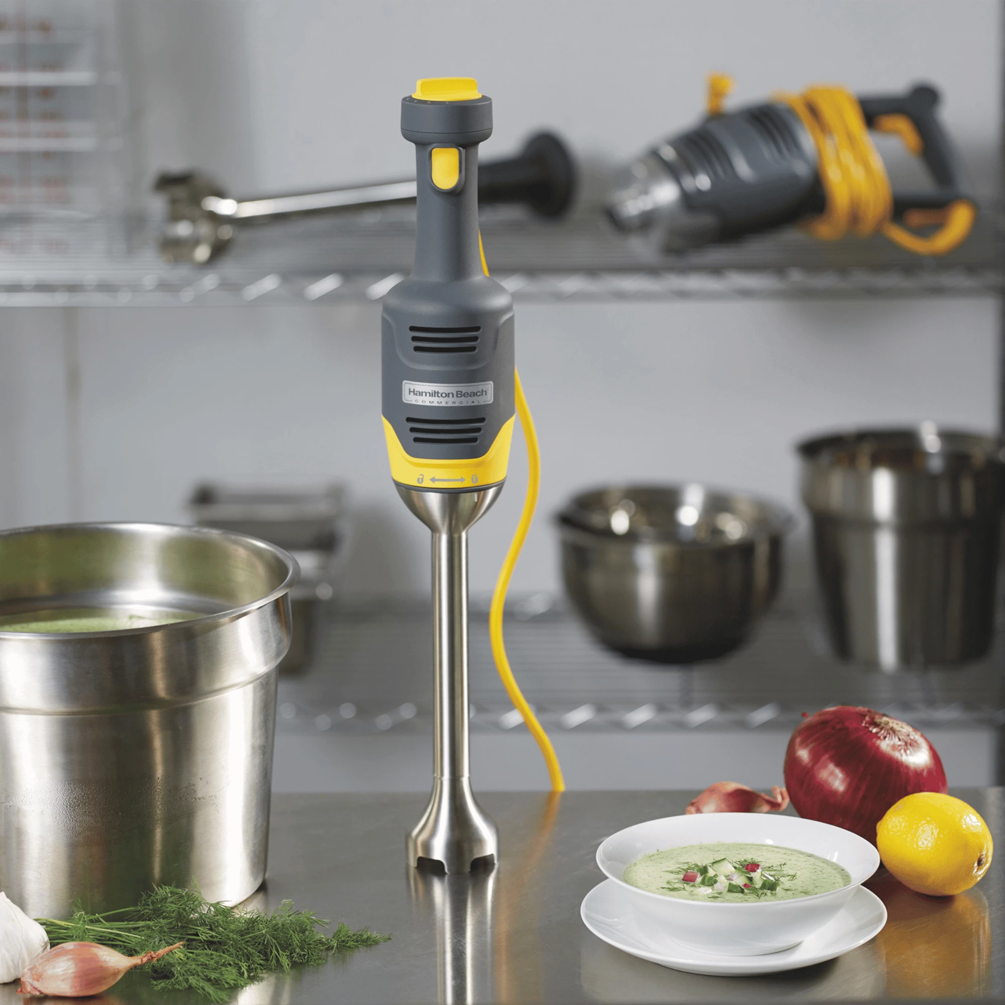 Blender dore, Hamilton Beach Commercial, BigRig HMI009-CE, 230 mm, inox, gri