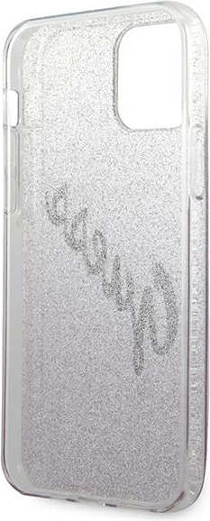 Mbështjellës Guess GUHCP12LPCUGLSPI për iPhone 12 Pro Max 6.7", Glitter Gradient, Rozë