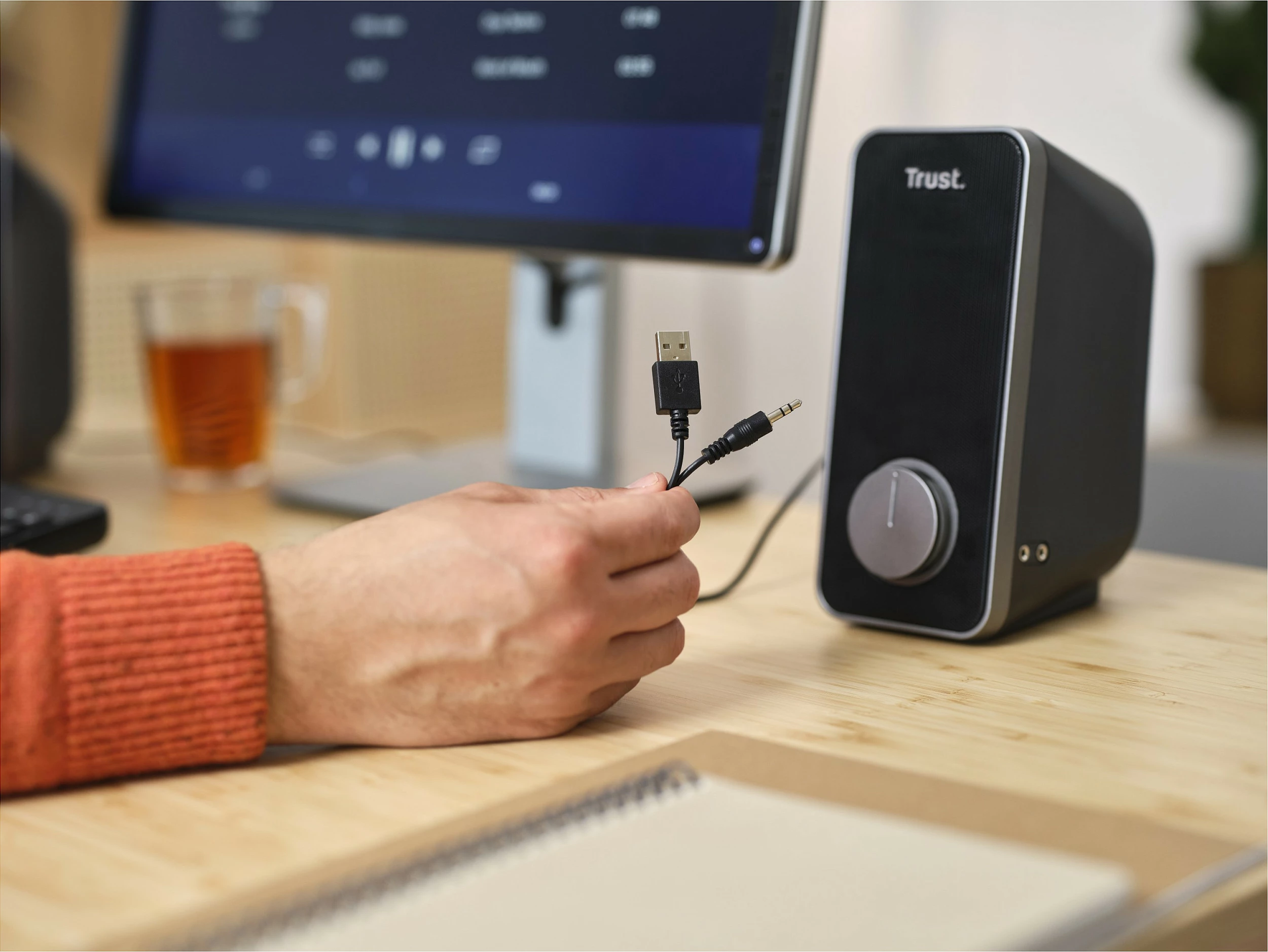 Altoparlantë Trust Arys 2.0 20179, USB, 14W RMS, të zeza