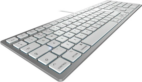Tastierë Cherry KC 6000C për Mac, USB-C, QWERTY, Silver