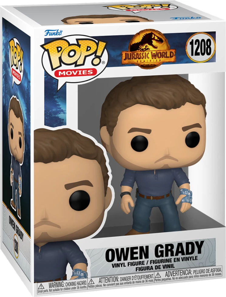 Figurinë vinili Funko Pop Movies Jurassic World 3 Owen Grady #1208