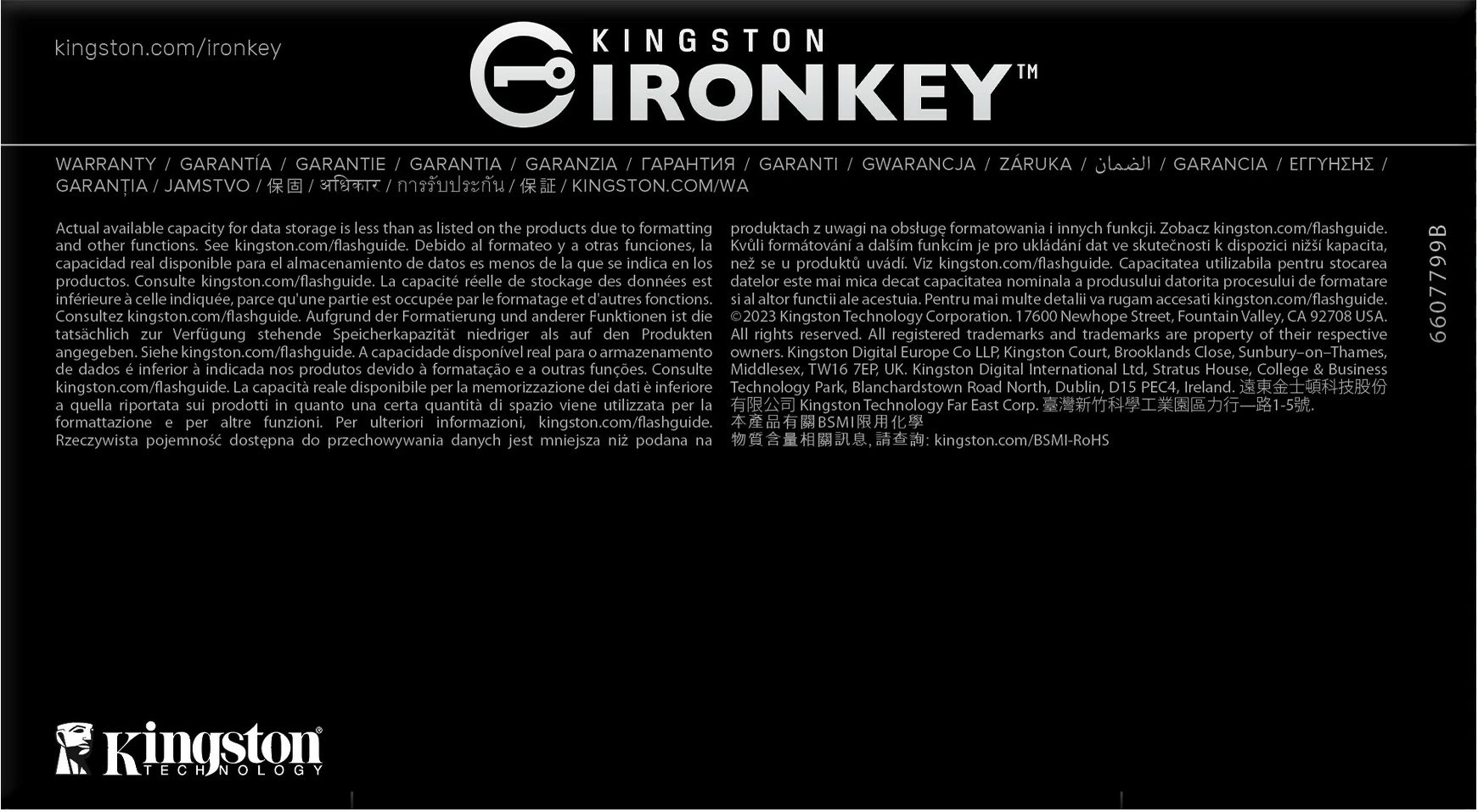 USB Kingston IronKey D500S 16GB, USB 3.2, zi