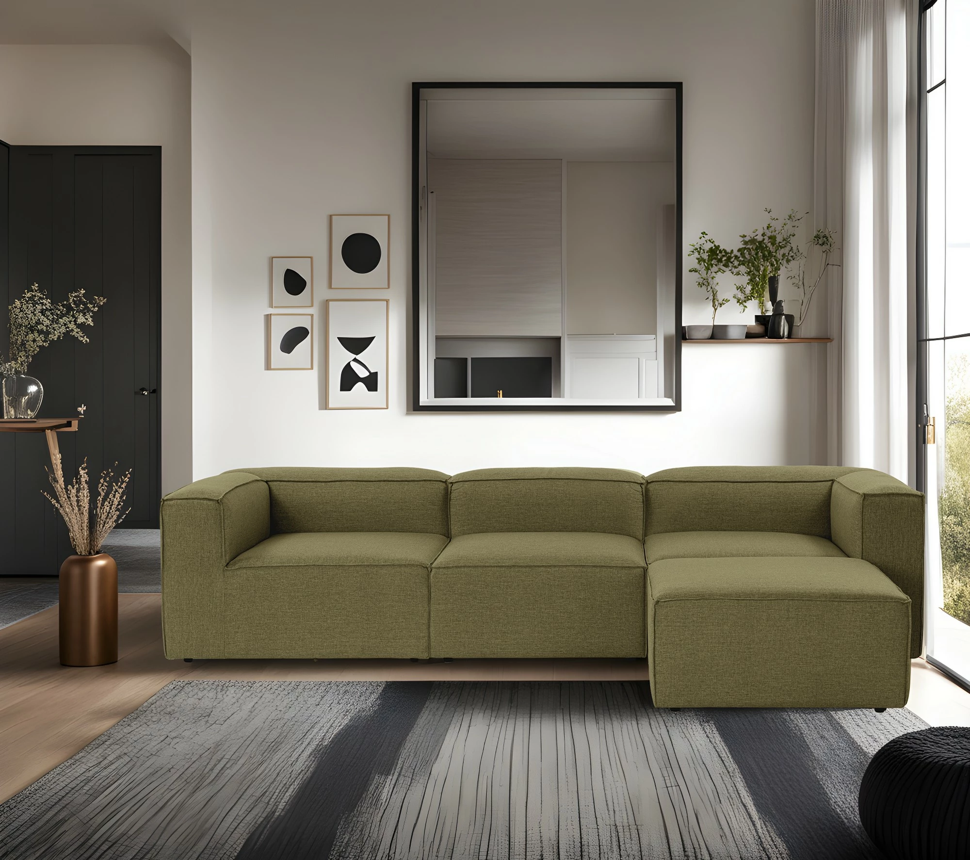 Këndare Atelier del Sofa, ngjyrë e gjelbër