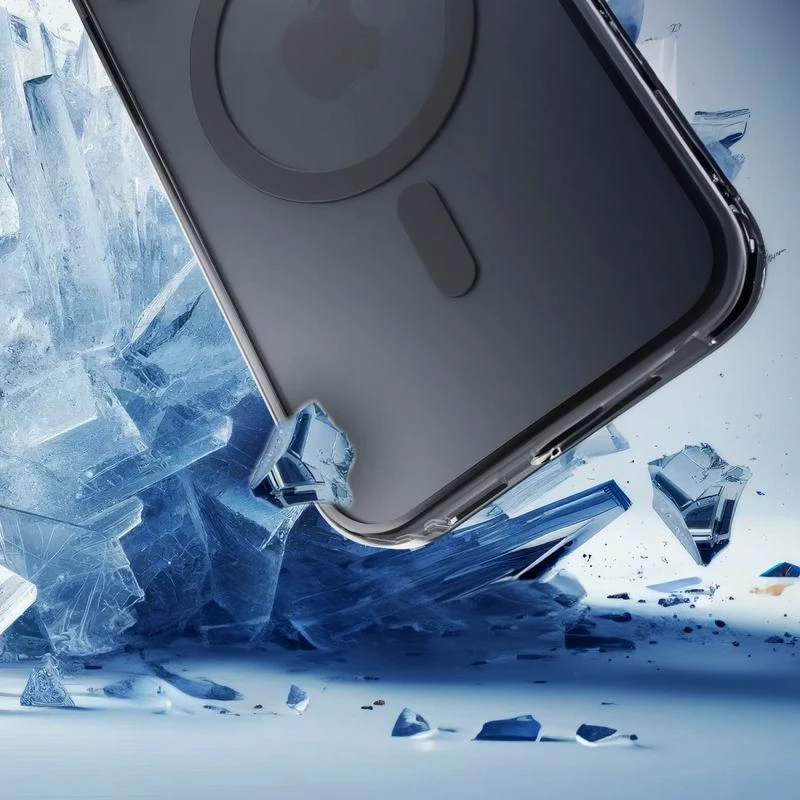 Kapak telefoni 3mk Frosty MagCase për iPhone 12 Pro Max, i zi