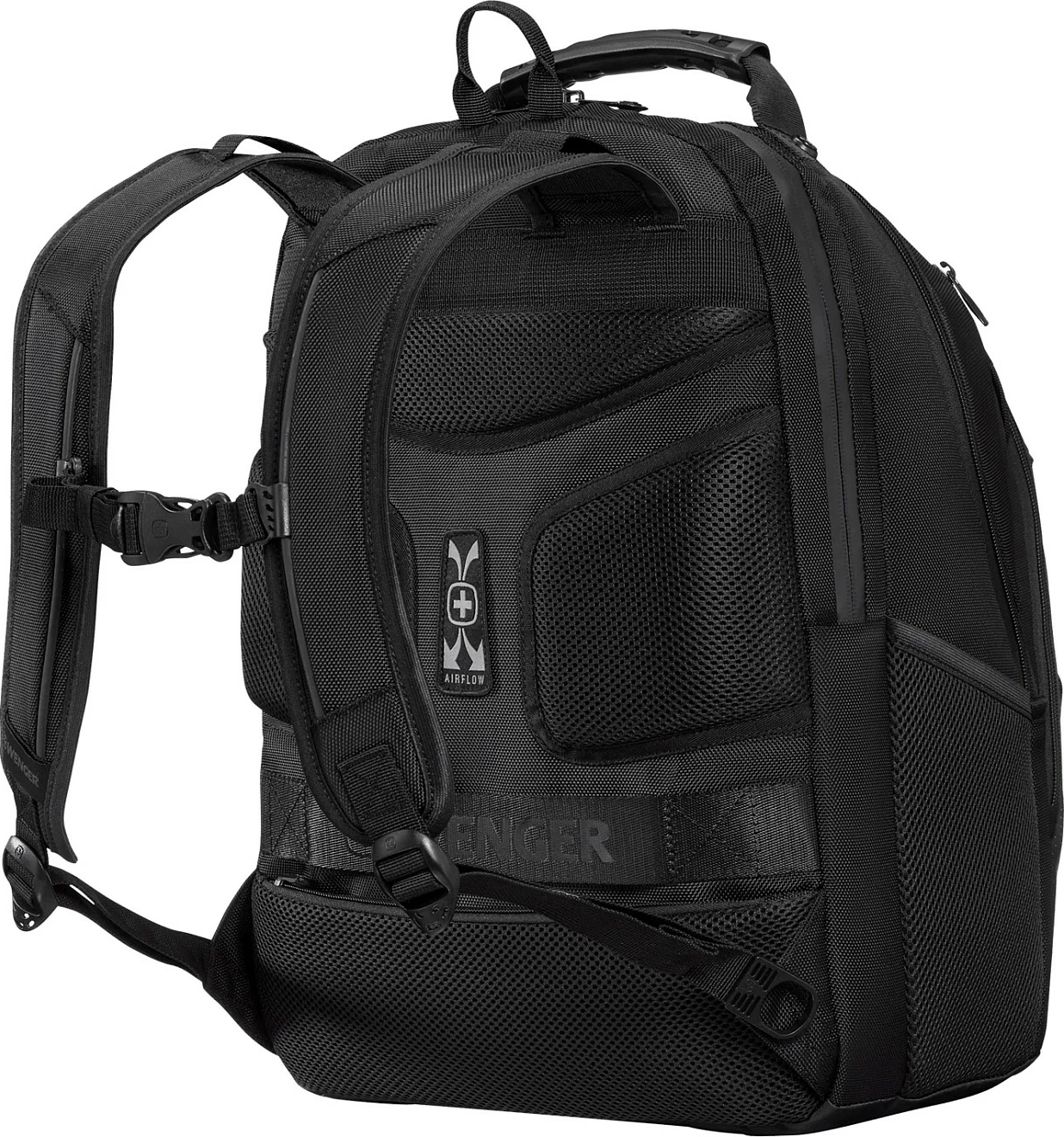 Çantë shpine Wenger Legacy Black Series 16 inç, e zezë