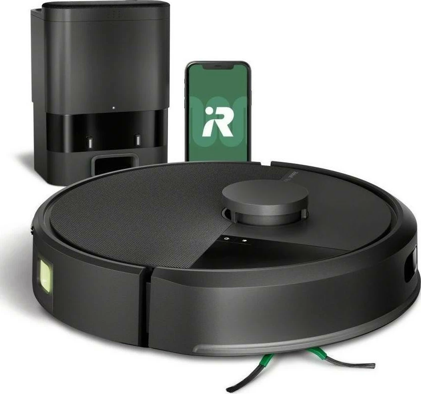 Robot pastrues iRobot Roomba 105 Combo+, Wi-Fi, mopping dhe fshesë, e zezë