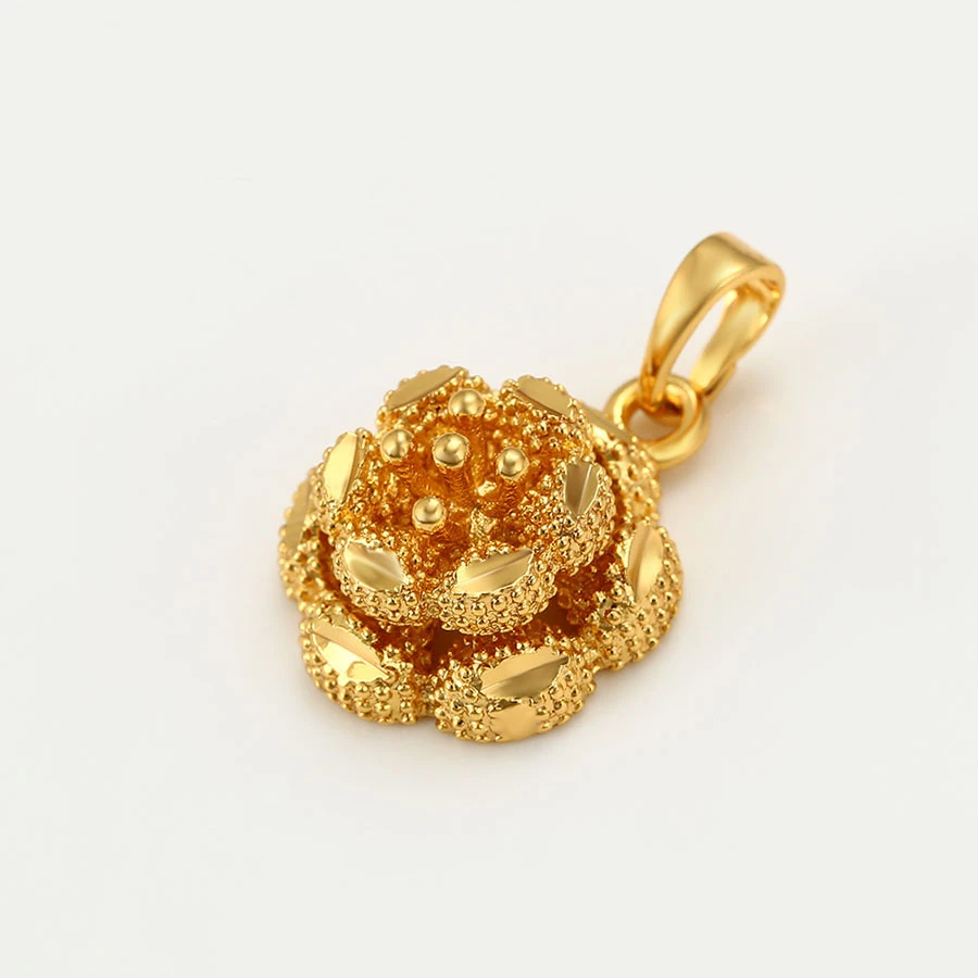 Varëse e praruar në ari 24 karatësh lule V24KLR, ari/rozë