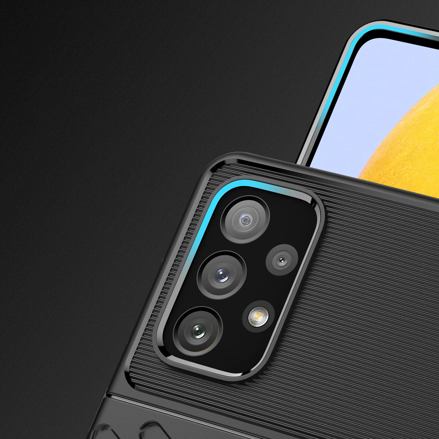 Mbështjellës Hurtel Thunder Case për Samsung Galaxy A73, i zi