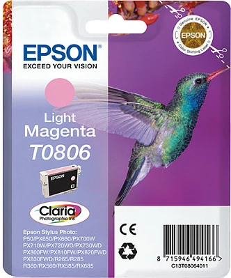 Toner Epson T0806 Claria, Light Magenta, 7.4ml
