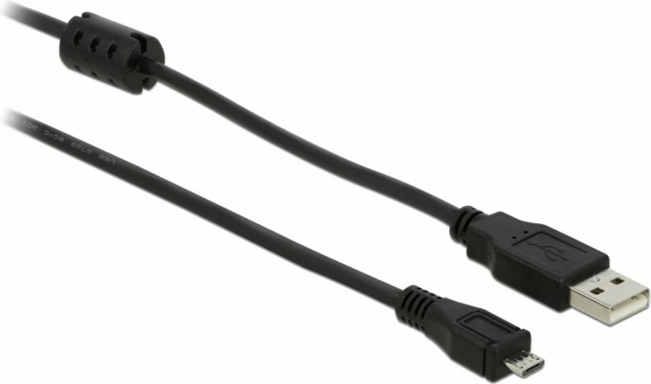 Kabllo USB DeLOCK 82335, USB-A në Micro-USB, 2 m, USB 2.0, e zezë