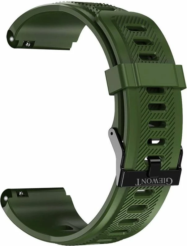 Rrip silikoni për orë të mençur Giewont, i gjelbër