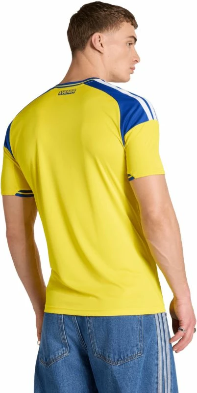 Fanellë meshkuj adidas Sweden 26 Home JM5814, verdhë dhe kaltër