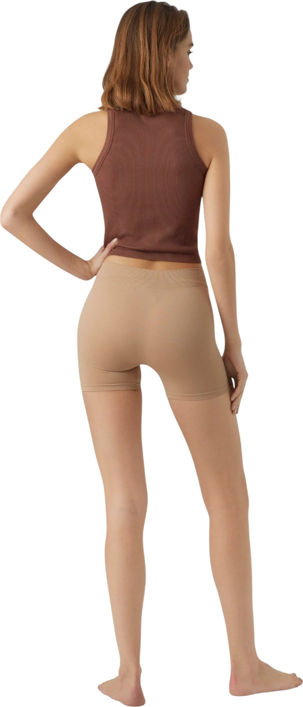 Shorce për femra Vero Moda VMJACKIE 10285272, bezhë [Madhësia: S/M]