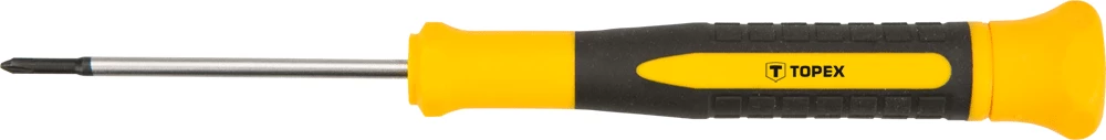 Kaçavidë precize kryq Topex 39D773 PH0 135mm, e verdhë/zezë