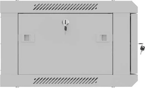 Kasë rack LANBERG 19" 4U, 600x450mm, metalike, ngjyrë hiri