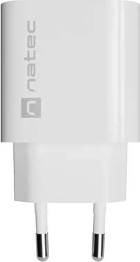 Karikues Natec Ribera 20W USB-C, i bardhë