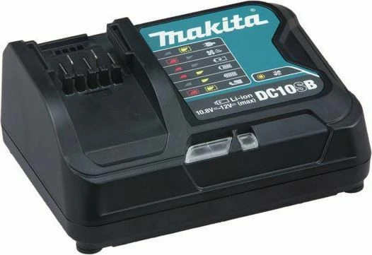 Karikues baterie Makita DC10SB 12V Max (10.8V) Li-ion 5A (197363-4), zi/jeshile