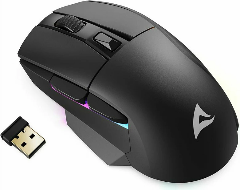 Maus Sharkoon SGM50W, 6400 DPI, i zi