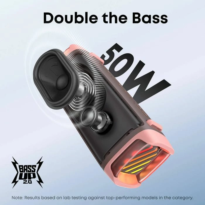 Altoparlant portativ Bluetooth Anker Soundcore Boom 3i 50W IP68 16 orë, kafe