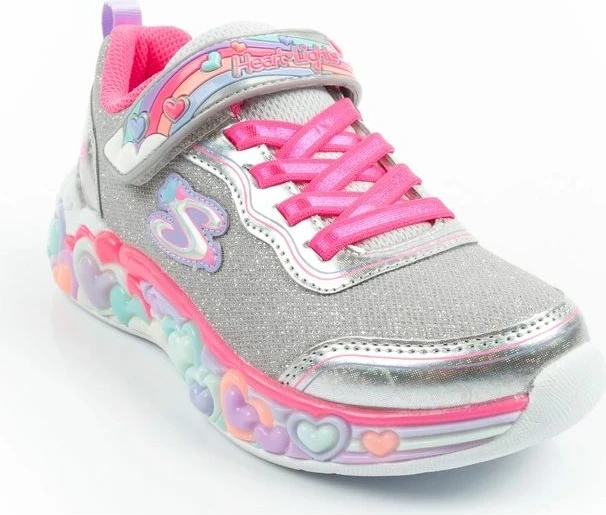 Atlete për fëmijë Skechers S Lights LED, gri [Madhësia: 28]