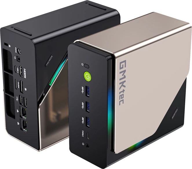 Kasë mini PC GMKtec EVO-T1, Intel Ultra 9 285H, 64GB RAM, 1TB SSD, zi