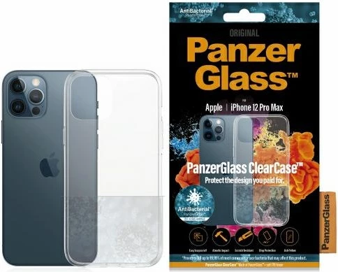 Mbështjellës PanzerGlass ClearCase për iPhone 12 Pro Max, transparent