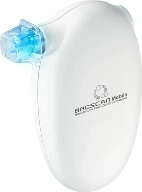 Alkotest Aisko BACscan Mobile, elektro-kimik, ekran me prekje, i bardhë