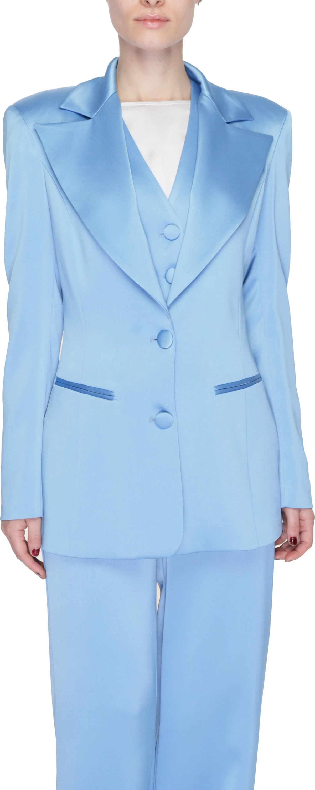 Blazer për femra Silence VIVA GI517N, kaltër e çelët