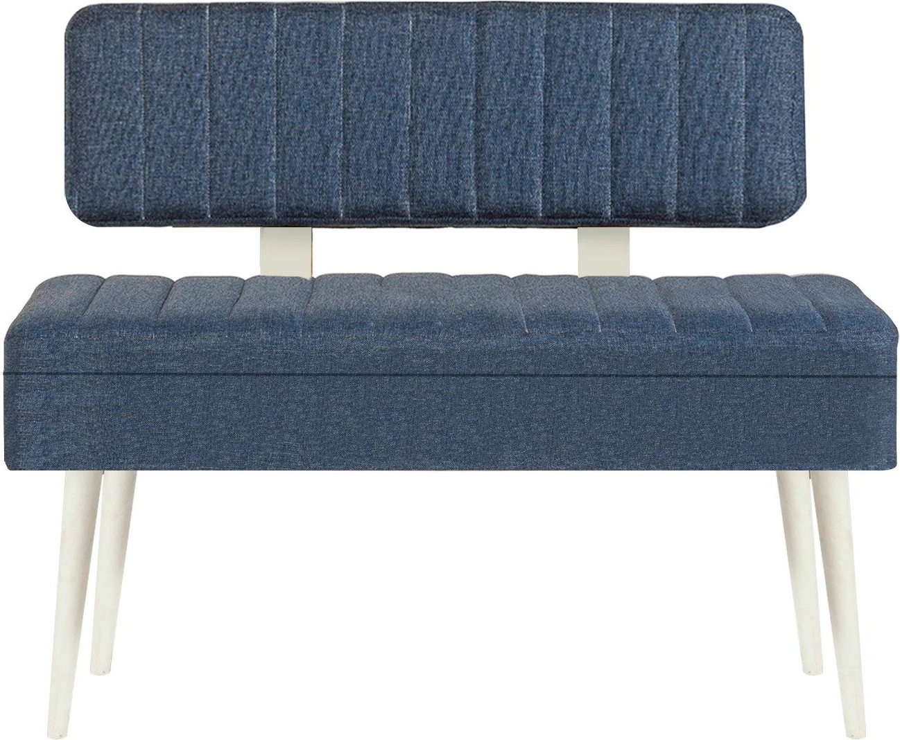 Set tavolinë me karrige për ngrënie, zgjatës, 5 pjesë, Skye Decor, Vina 1048-4, e bardhë, kaltër e errët