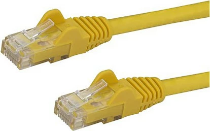 Kabllo rrjeti Ethernet StarTech Cat6 RJ45, 10m, Gigabit, PoE, e verdhë