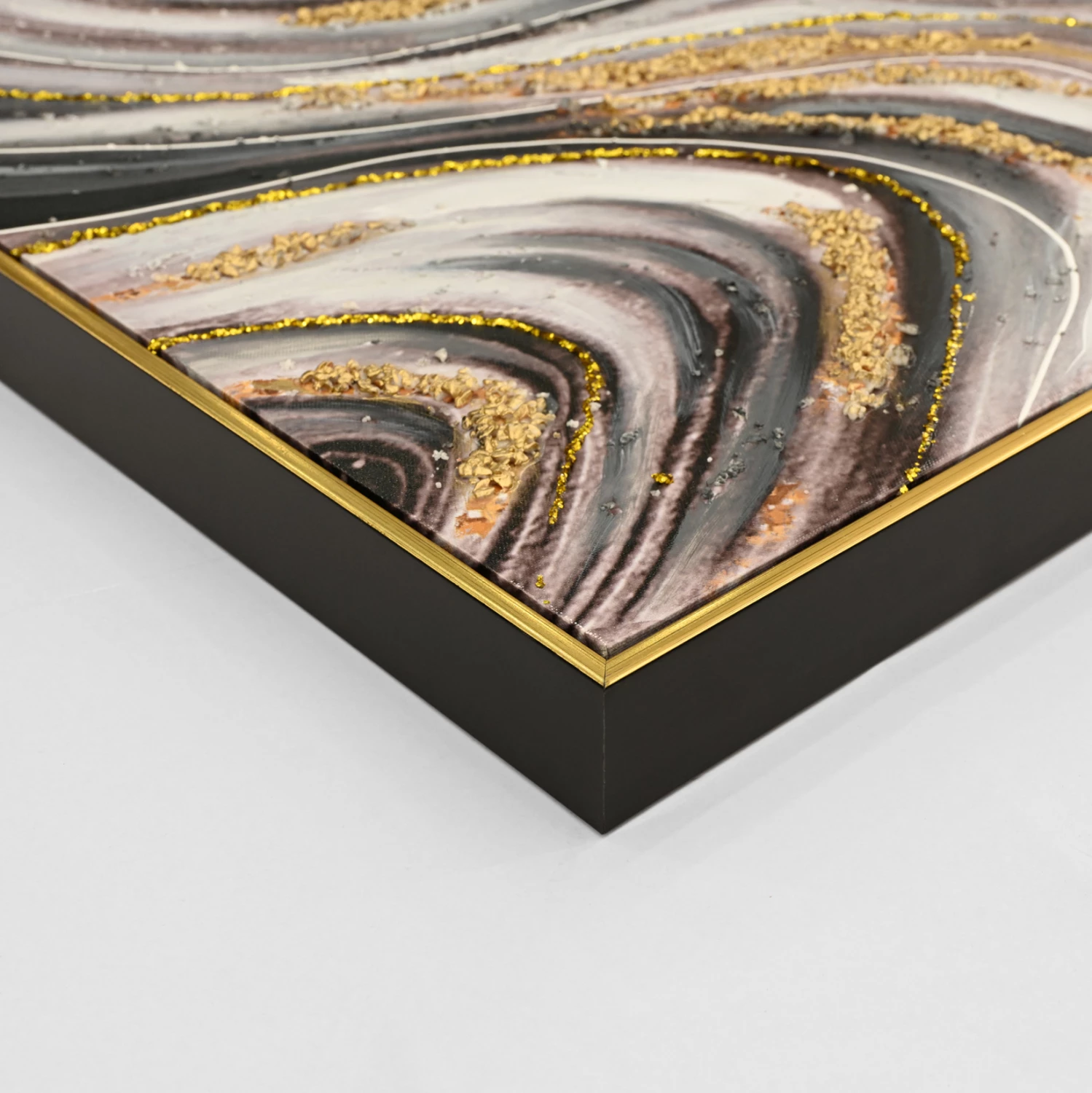 Pikturë muri abstrakte FH4561, kornizë PS, 62x4.5x92 cm