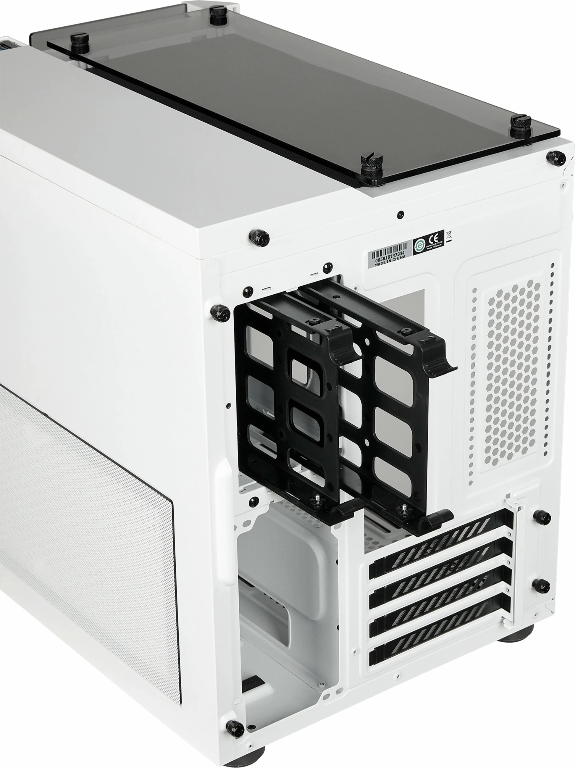 Kasë Corsair Crystal 280X, micro ATX, xham i temperuar, e bardhë