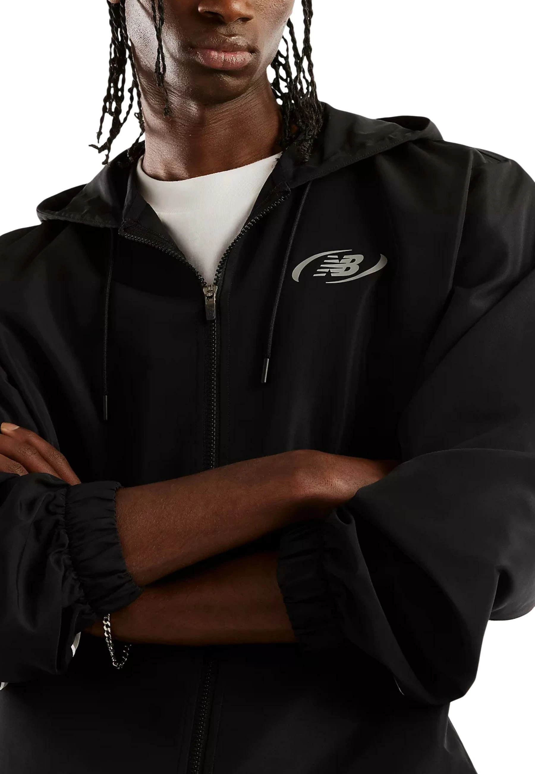 Jakne për meshkuj New Balance MJ62Y8SJBK, të zeza [Madhësia: M]