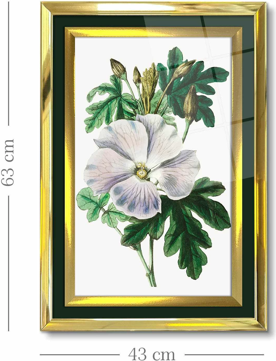 Pikturë dekorative me kornizë, shumëngjyrëshe, Wallity, 43x65cm, 4363Kromaltınct - 040