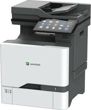 Printer multifunksional Lexmark CX735adse, lazer me ngjyra, A4, duplex, ADF 100 fletë, ekran me prekje 10", bardhë/zi