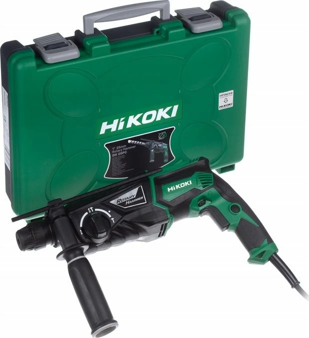 Çekiç shpues elektrik Hikoki DH28PCY2 WSZ 850 W, gjelbër/zi, me valixhe