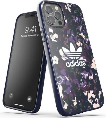 Mbështjellës Adidas OR SnapCase Graphic për iPhone 12/12 Pro, vjollcë/lilac