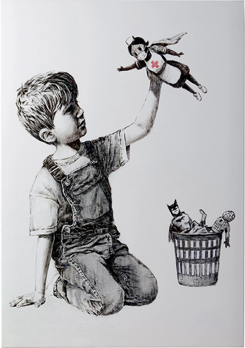 Pikturë muri GOBI, kanavacë e printuar, 50x3x70cm