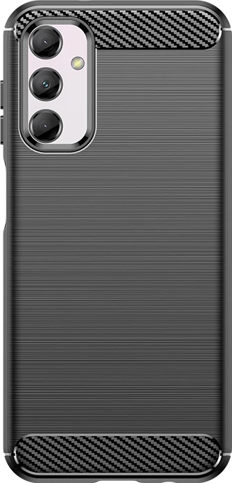 Mbështjellës Hurtel Carbon Case për Samsung Galaxy M14, i zi