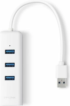 HUB USB 3.0 TP-LINK UE330, 3 porta USB + adapter Gigabit Ethernet RJ45, i bardhë