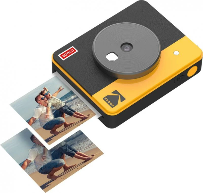 Kamerë instant me printer Kodak Mini Shot 3 Retro 4Pass 2-në-1, e verdhë (5525130)
