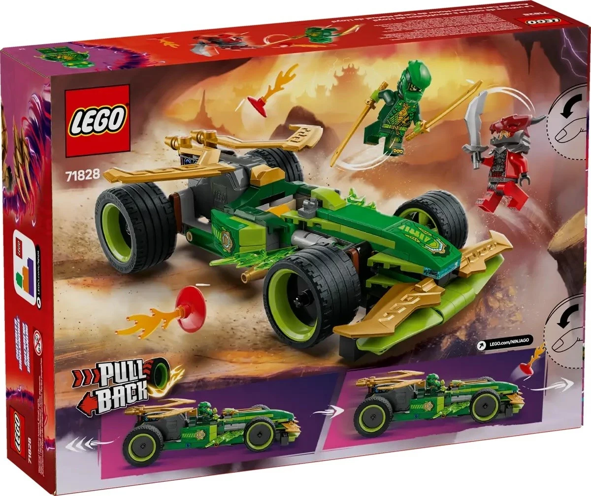 Set LEGO NINJAGO 71828 Lloyd's Pull-Back Race Car