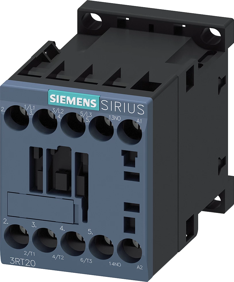 Kontaktor Siemens 3RT2017-1AB01 – 12A, 5.5kW, 3 pol, 24V AC, 1NO