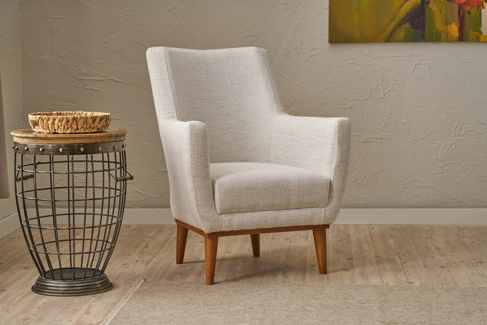 Karrige Wing Atelier del Sofa, Gonca, krem v2
