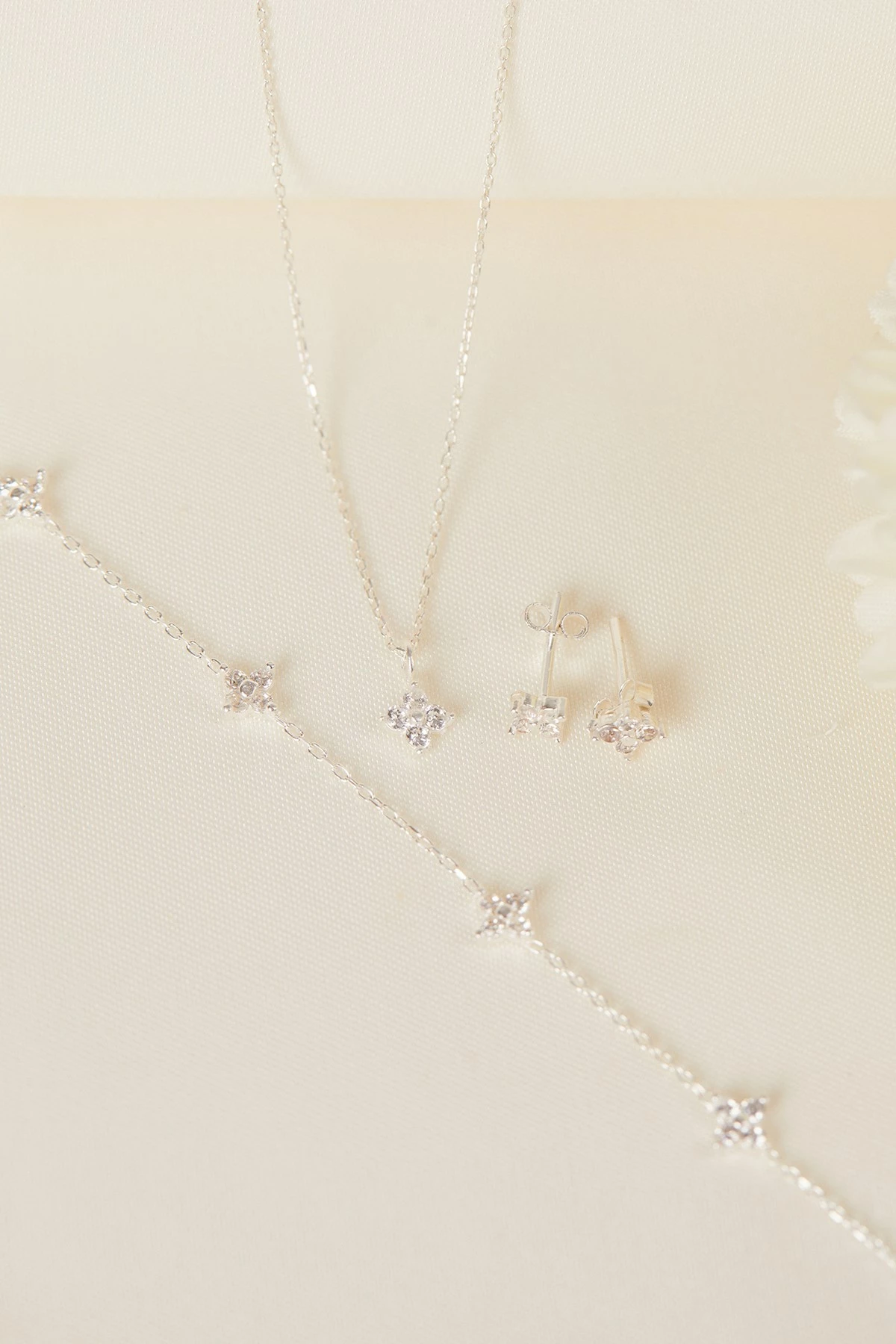 Set byzylyk e vathë argjendi Elika Silver, ELKSLVR7728G