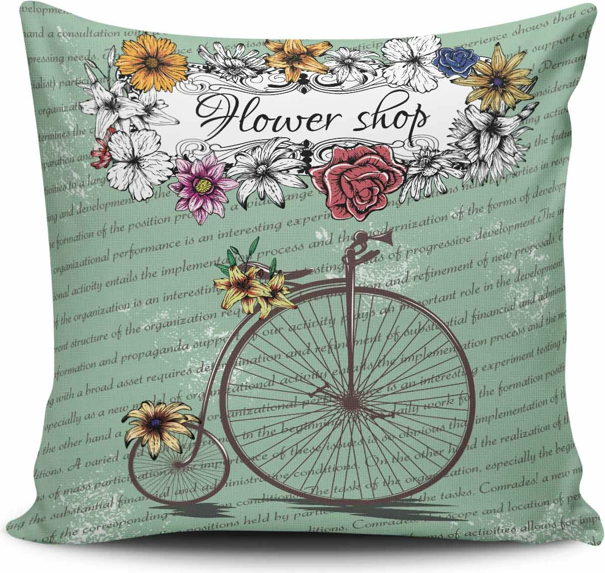 Jastëk mbulesë dekorative, shumëngjyrëshe, Evila Originals, NKLF-296, 43x43cm